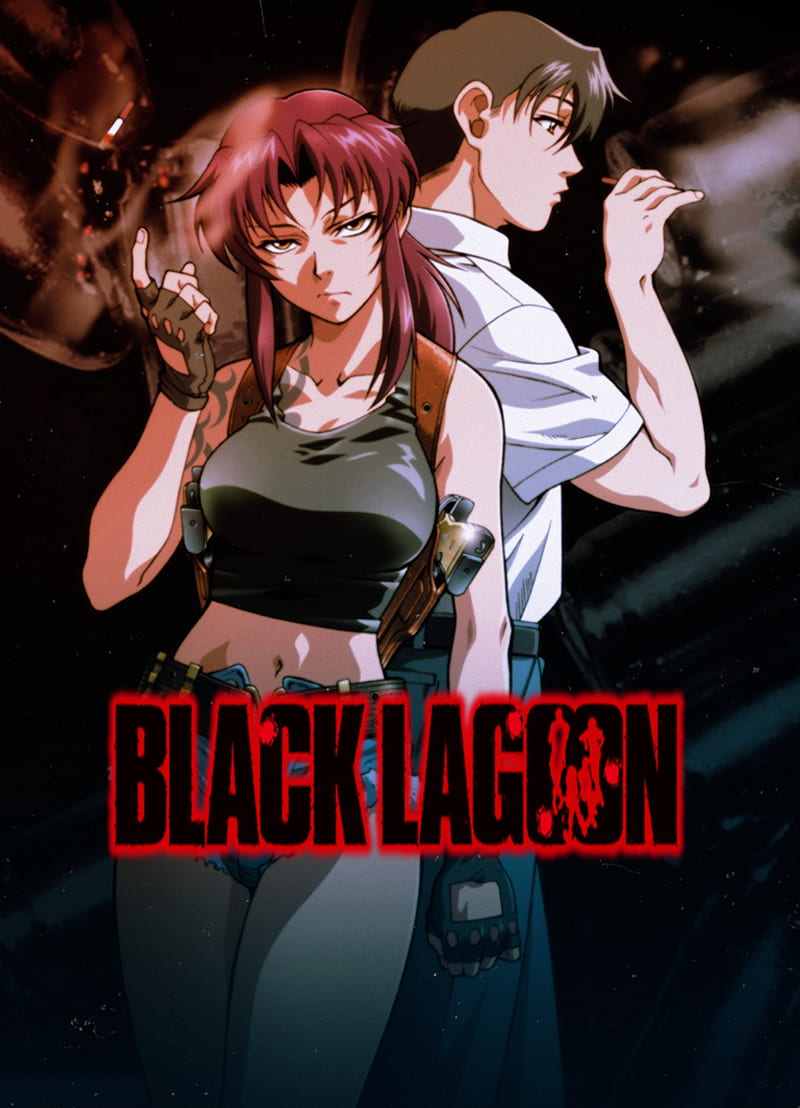 Revy of black Lagoon, the bounty hunter anime - Black Lagoon - Sticker |  TeePublic