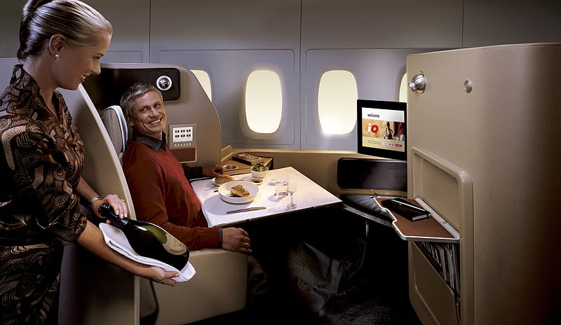 A380 First Suite, aircraft, airbus a 380, four-wide-bodied, first class, airbus a380, aeroplane, a380, HD wallpaper
