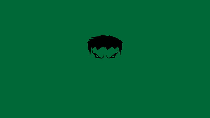 Hulk Marvel Hero, hulk, logo, artwork, artist, digital-art, superheroes, minimalism, behance, HD wallpaper