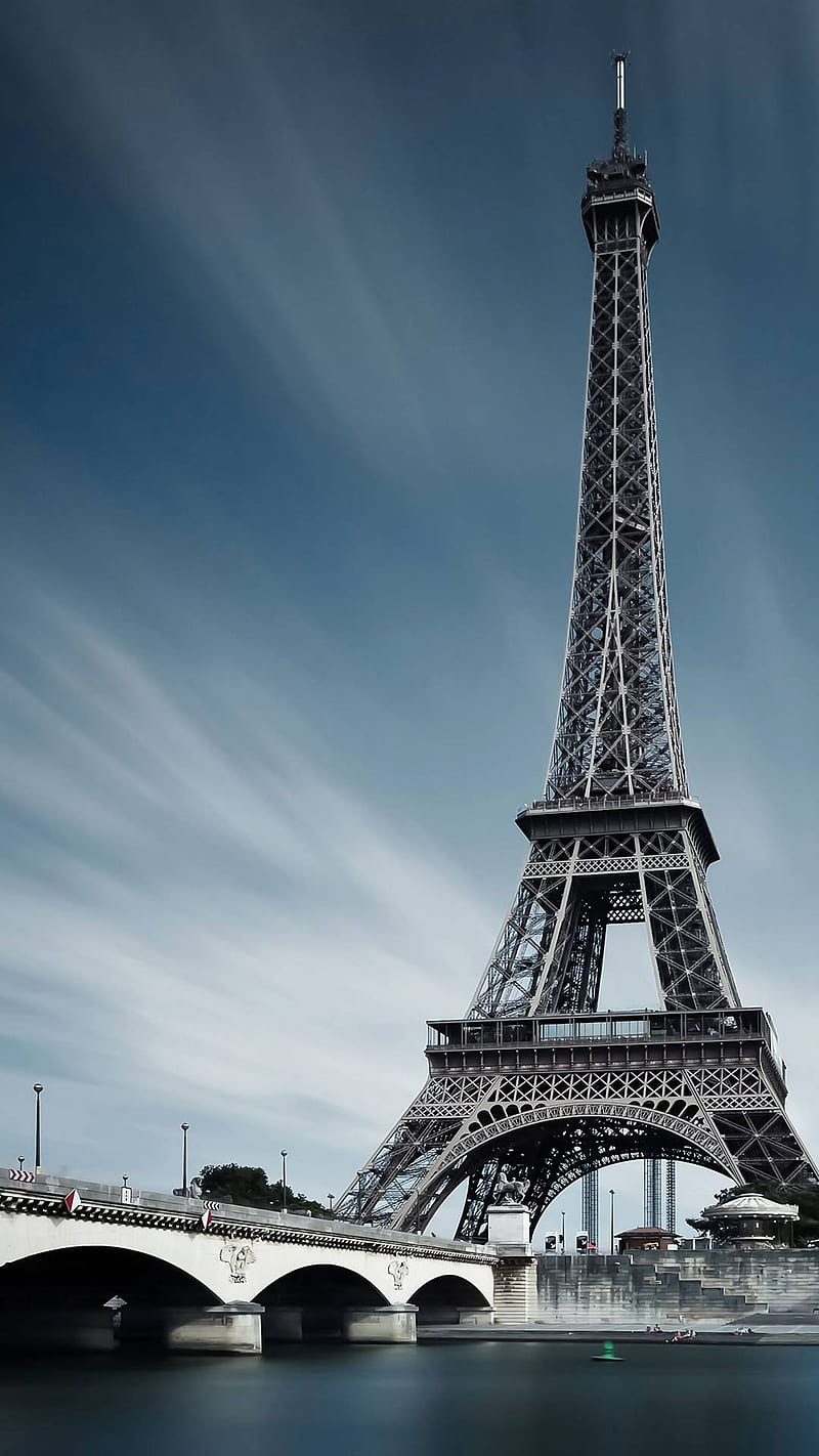 Eiffel Tower, landscape, paris france, HD phone wallpaper