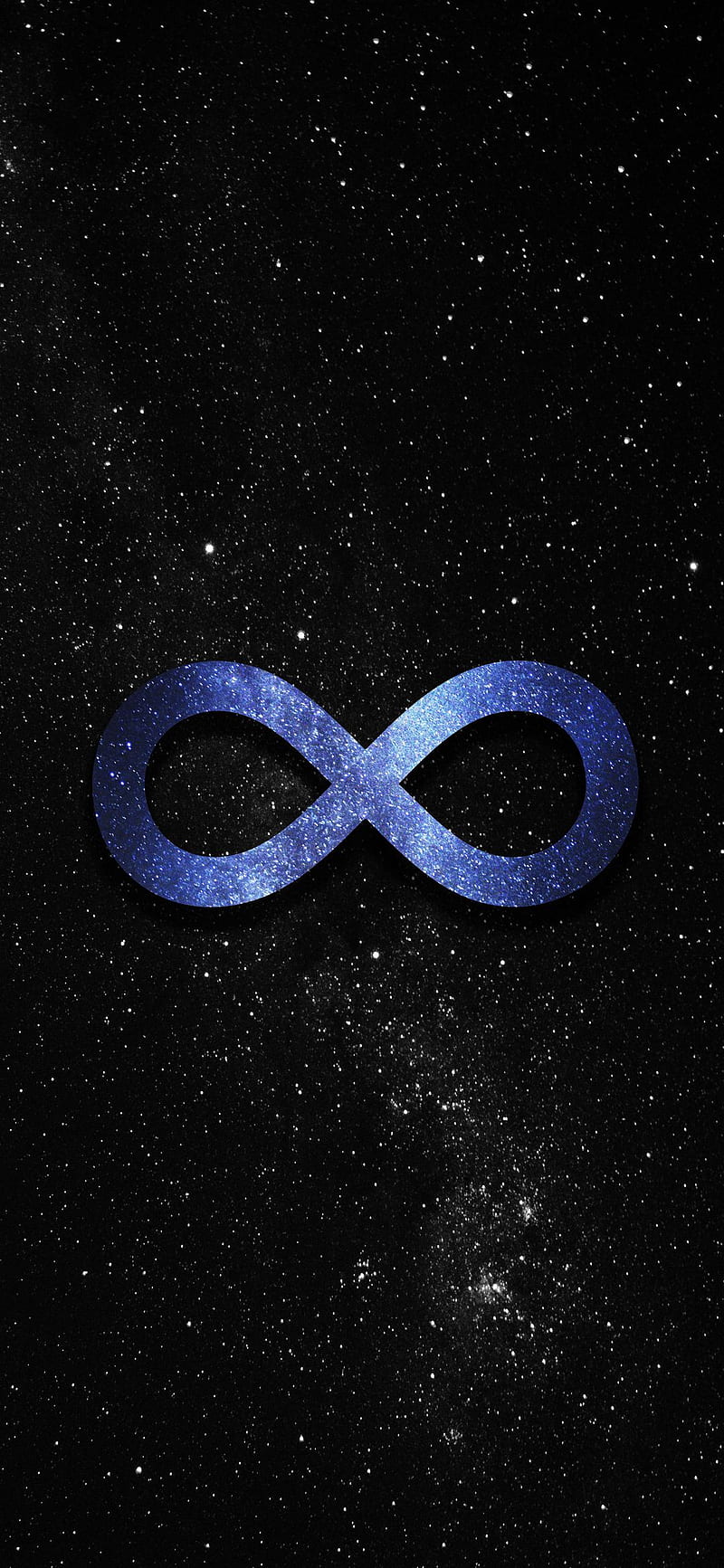 Infinity sign, black, purple, sky, stars, HD phone wallpaper | Peakpx