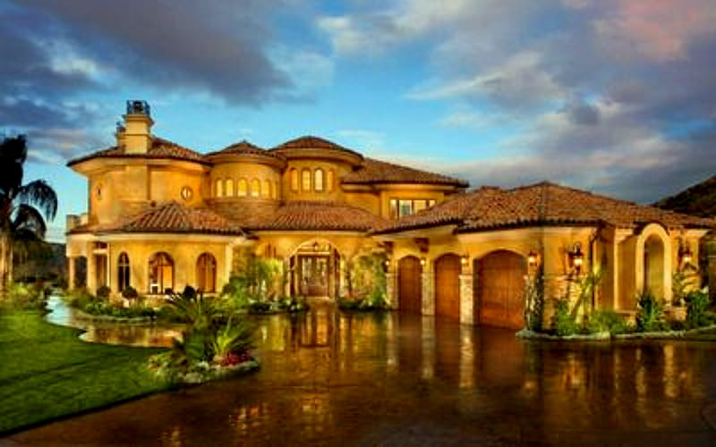 Beautiful Mansion, bonito, Mansion, House, Archtecture, HD wallpaper