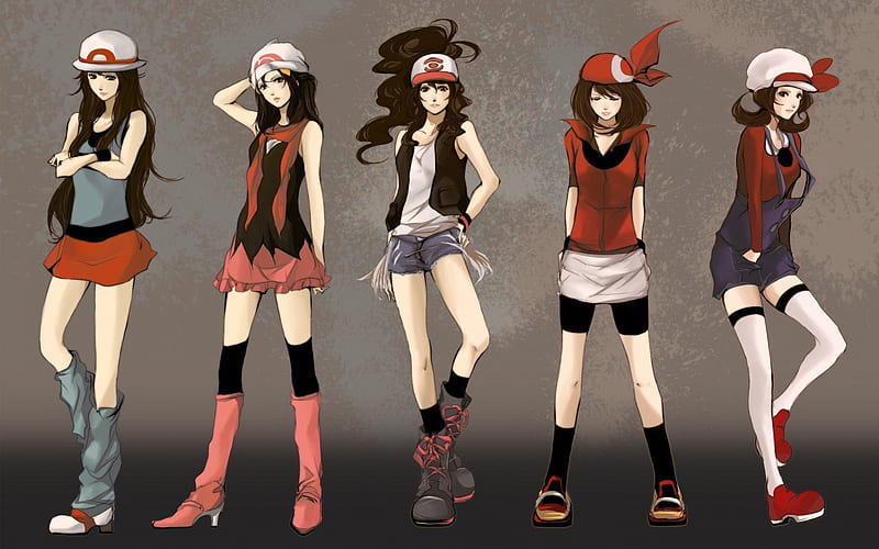 Pokemon Girls, original, dawn, anime girls, bonito, pokemon, anime ...