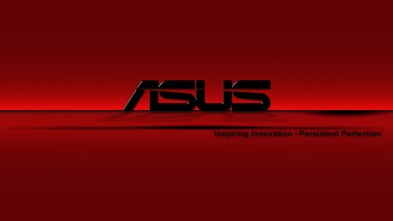 RED ASUS, asus, computer, motherboard, pc, HD wallpaper