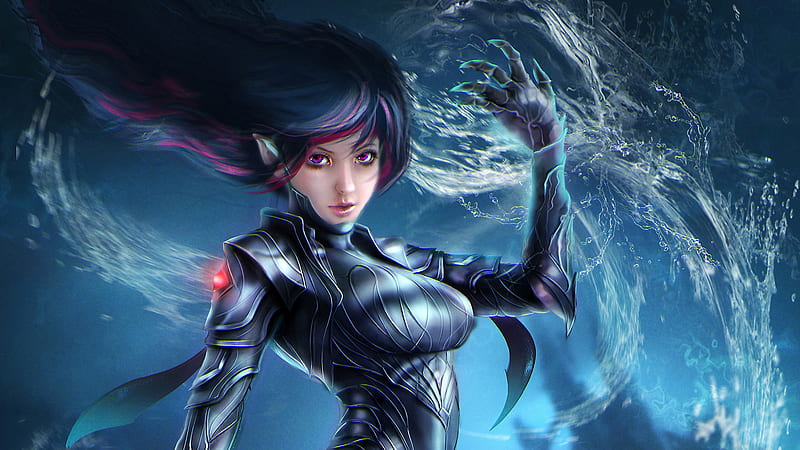 Scifi Girl Character, scifi, artist, artwork, digital-art, HD wallpaper