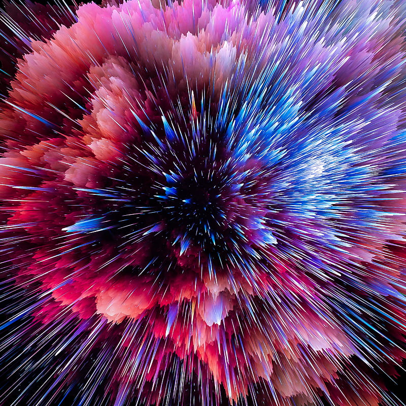 flash, space, shards, scatter, bright, colorful, HD phone wallpaper