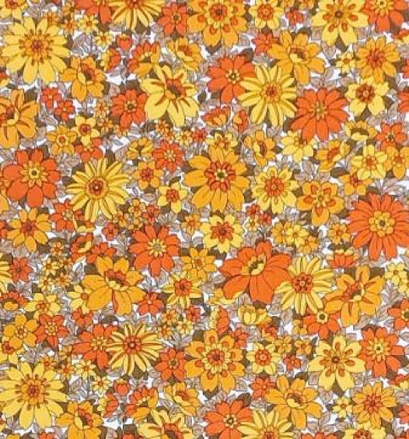 1970s Original Where Have All the Flowers Gone Floral - Etsy New Zealand, Flowers From 1970, HD phone wallpaper
