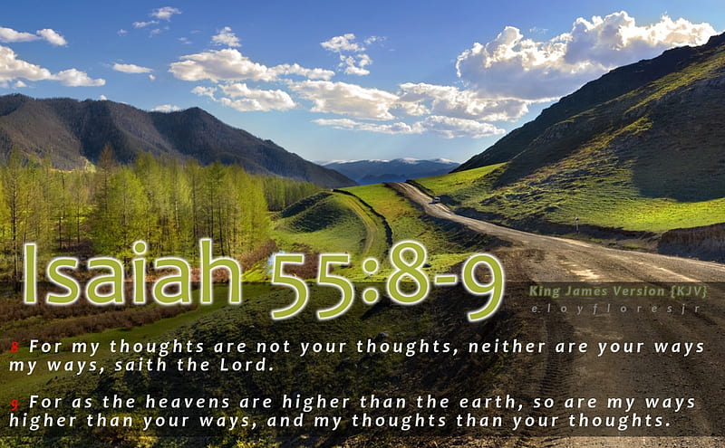 Isaiah 55:8-9, bible verse background, bible verse, isaiah 55 8-9, kjv, bible verse, HD wallpaper