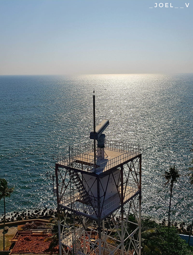 Beach india kerala kollam lighthouse HD phone wallpaper  Peakpx