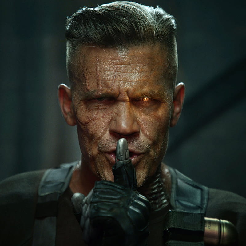 Deadpool 2 Josh Brolin As Cable, cable, deadpool-2, 2017-movies, movies, HD phone wallpaper