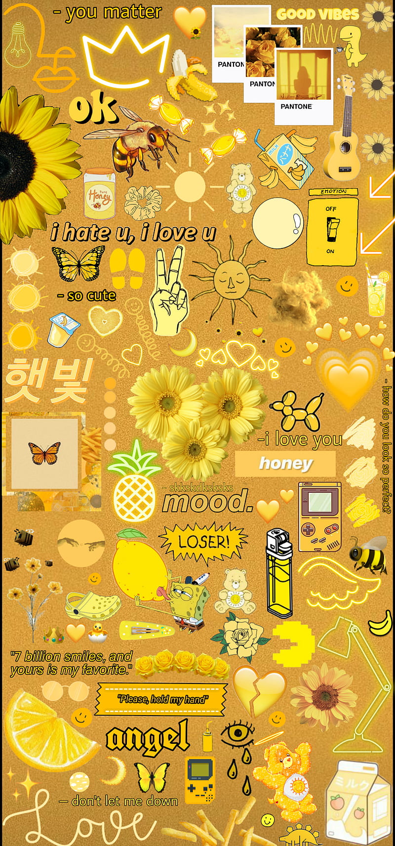 Amarillo, amarillo, feliz, temas, Fondo de pantalla de teléfono HD | Peakpx