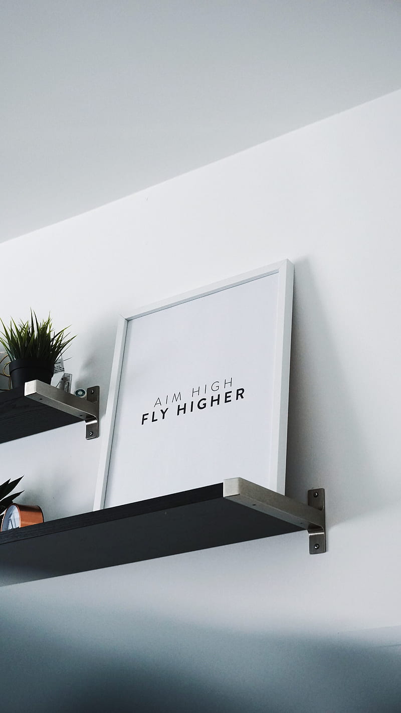 aim high fly higher frame, HD phone wallpaper