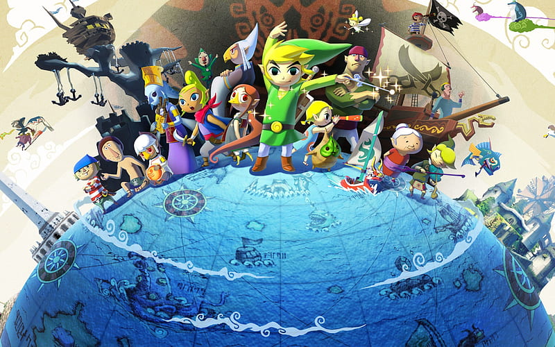 legend, Zelda, Windwaker, Action, Adventure, Family, Nintendo / and Mobile Background, Zelda NES, HD wallpaper