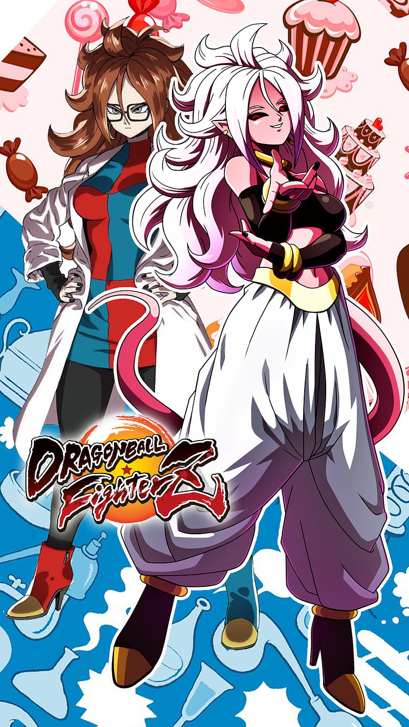 Android 21, anime, ball, dragon, figtherz, super, HD phone wallpaper
