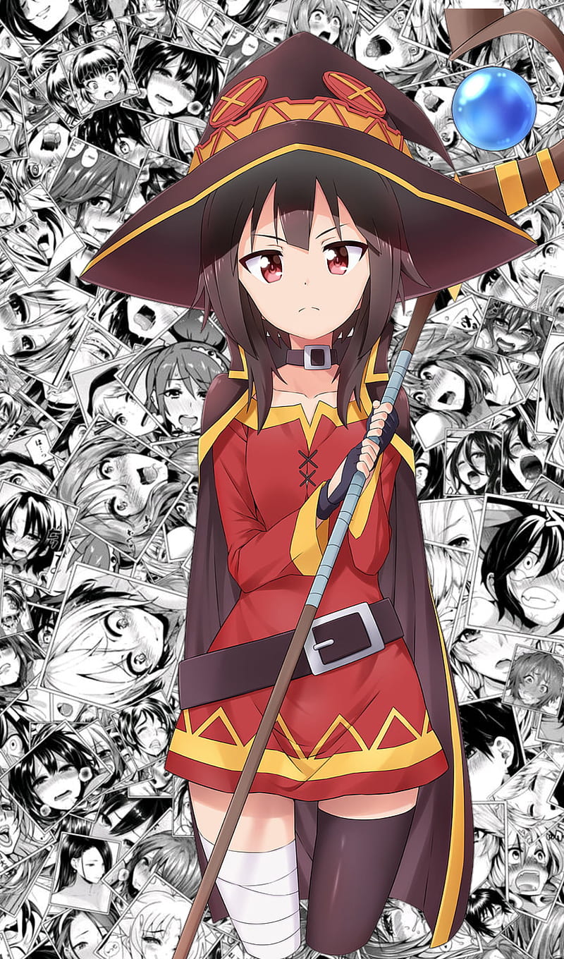 Starry Night Megumin KonoSuba 1080x2160  Anime wallpaper phone Anime  background Anime wallpaper