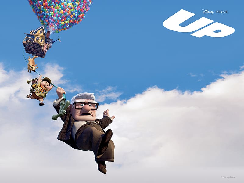 Up, Movie, Dug (Up), Russell (Up), Carl Fredricksen, HD wallpaper