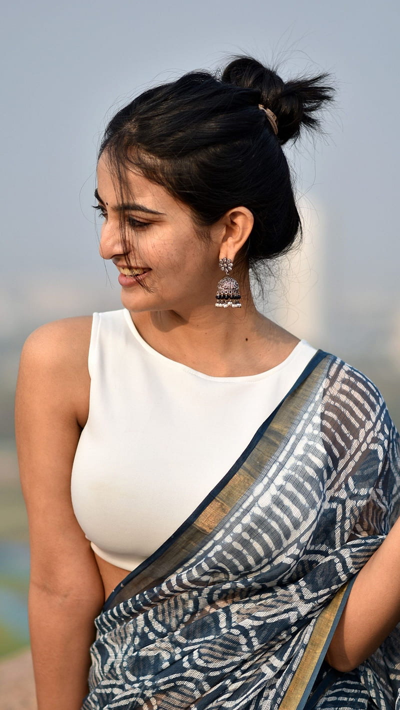 Ananya nagalla, telugu actress, model, saree lover, HD phone wallpaper |  Peakpx