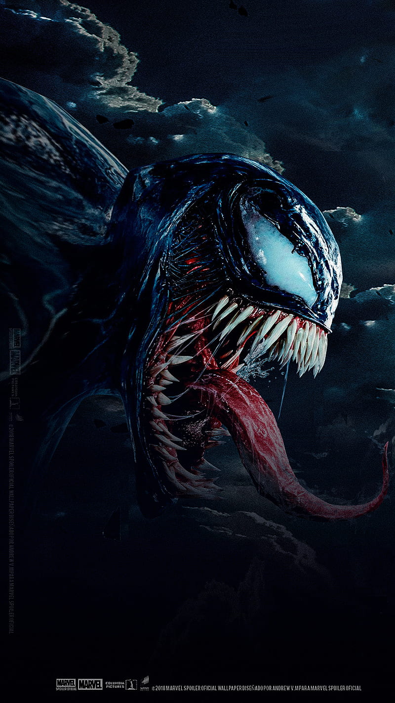 Venom, 2018, marvel, sony, marvel venom, venom movie, venom movie 2018, HD phone wallpaper