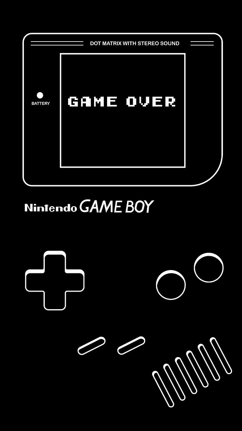 Play 30c Black Code Game Game Boy Line Art Minimalistic Nintendo Oled Hd Phone Wallpaper Peakpx