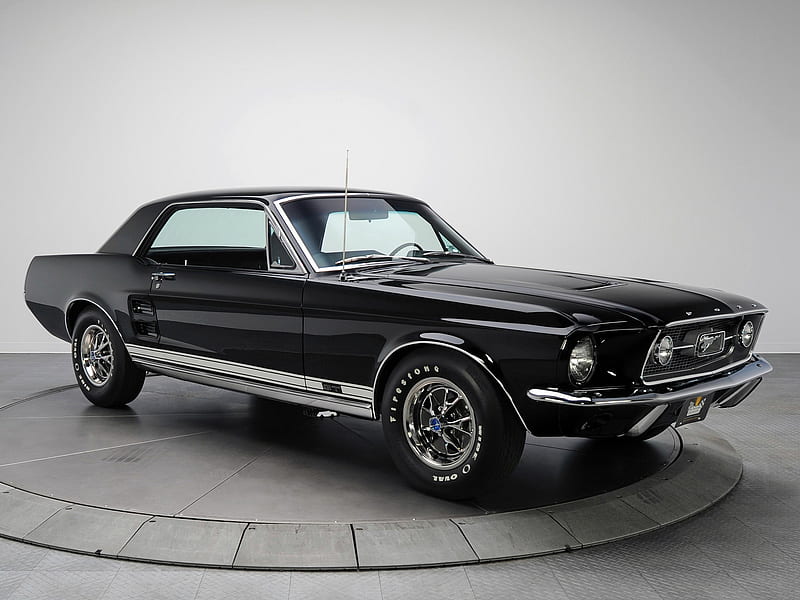 1967 Ford Mustang, 1st Gen, Convertible, Coupe, V8, car, HD wallpaper