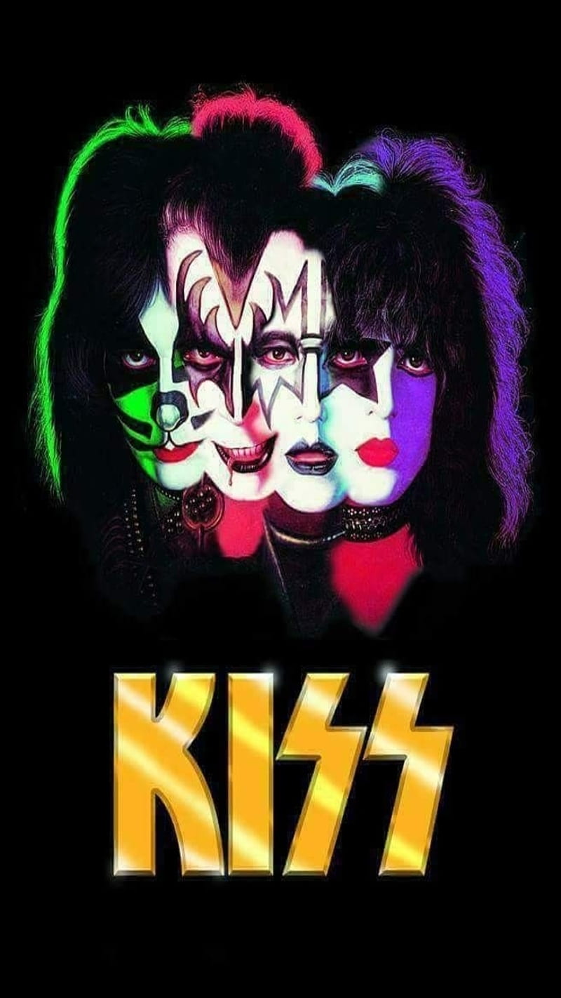 KISS, band, classic rock, gene simmons, music, rock, HD phone wallpaper