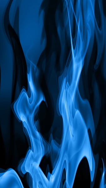 Bleu fire, blue, flame, flames, HD phone wallpaper | Peakpx