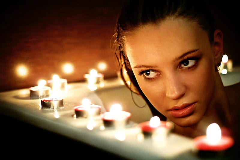 night, pics, hot, woman, HD wallpaper