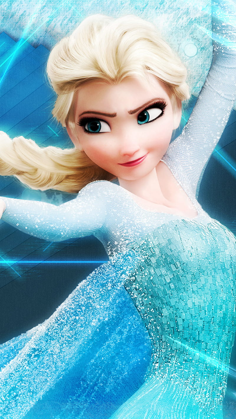 Frozen , elsa, animation, cartoon, fairy tale, fairy, magic, disney, HD phone wallpaper