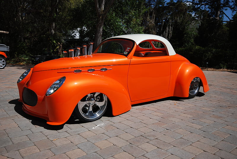 Willys Show Piece, carros, auto, hot rods, custom rides, HD wallpaper