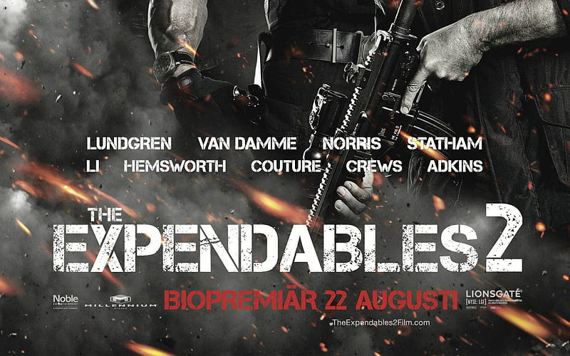 2012 The Expendables 2 Movie, HD wallpaper