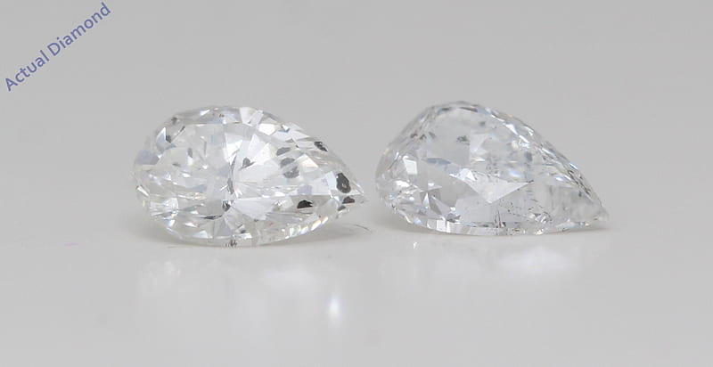 A Pair Of Pear Cut Loose Diamonds (1.61 Ct, F G Color, I1 Clarity), HD wallpaper