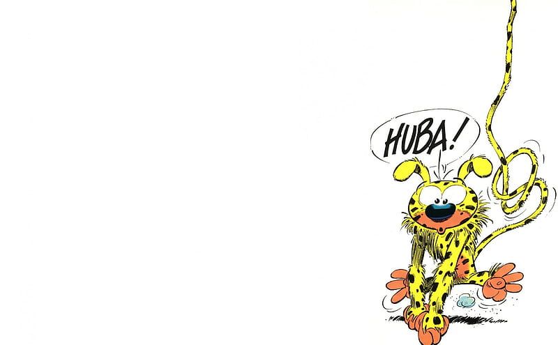 Marsupilami, cartoons, andre franquin, lovely, comics, adorable, cartoon, cute, comic, nice, cool, france, colored, funny, white, spirou, HD wallpaper