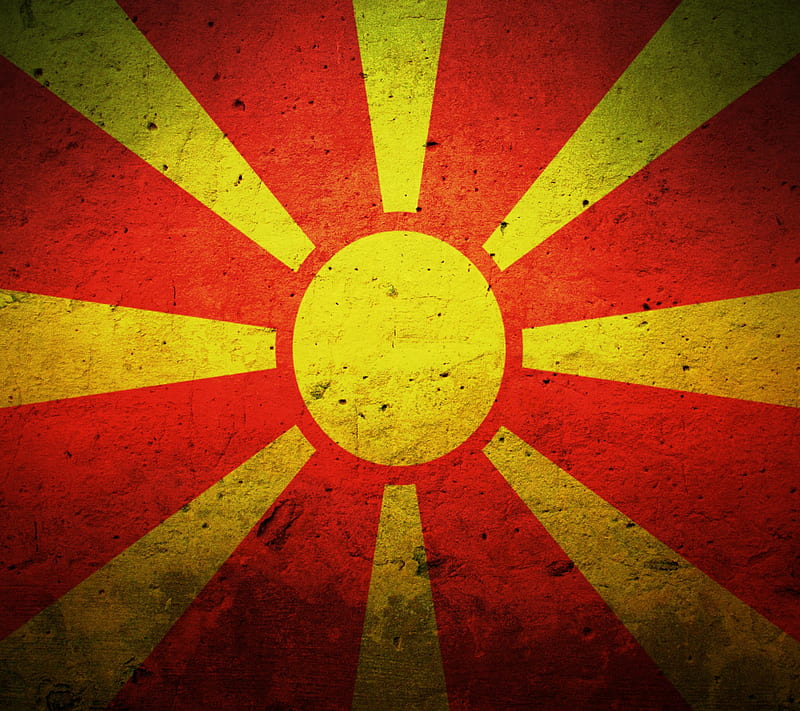 Macedonia Flag, flag, macedonia, makedonija, zname, HD wallpaper