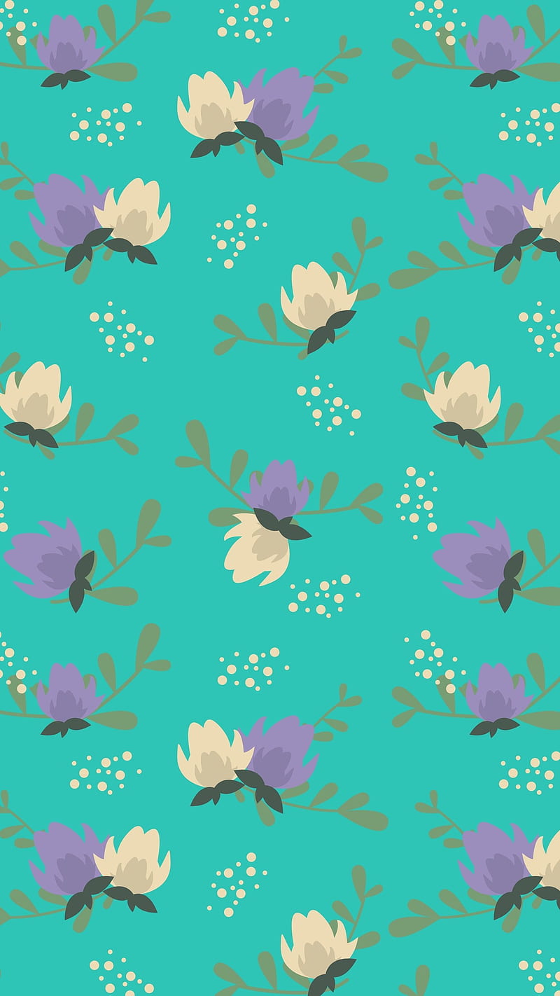 Floral Pattern, adorable beautiful, aesthetic secret garden, colorful trending, flower plants, good vibes feel good, pastel foliage pattern, self love inspiration, spring summer plant, trending floral design, watercolor abstract, HD phone wallpaper