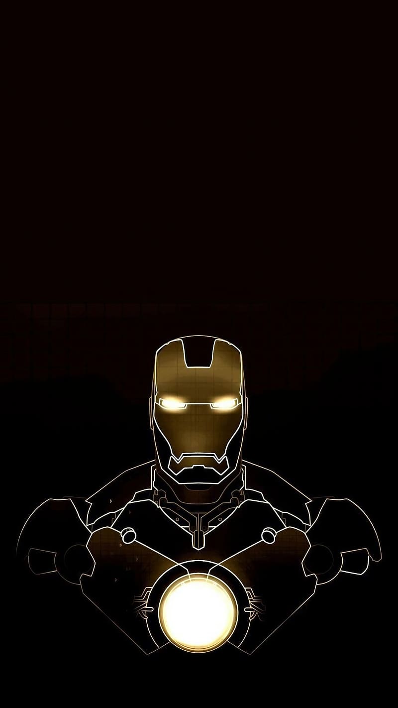 Vivo Fingerprint, Ironman, superhero, HD phone wallpaper