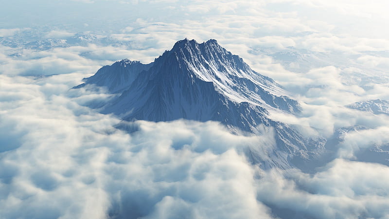 Mount Olympus, nature, mountains, entertainment, HD wallpaper
