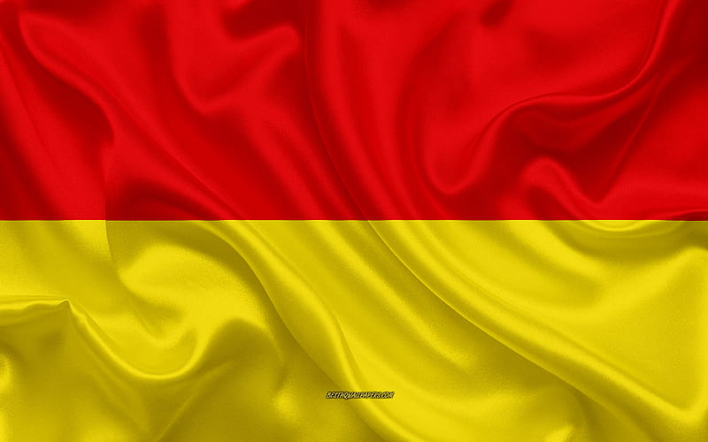 Flag of Azuay Province silk flag, Ecuadorian Province, Azuay Province, silk texture, Ecuador, Azuay Province flag, Provinces of Ecuador, HD wallpaper