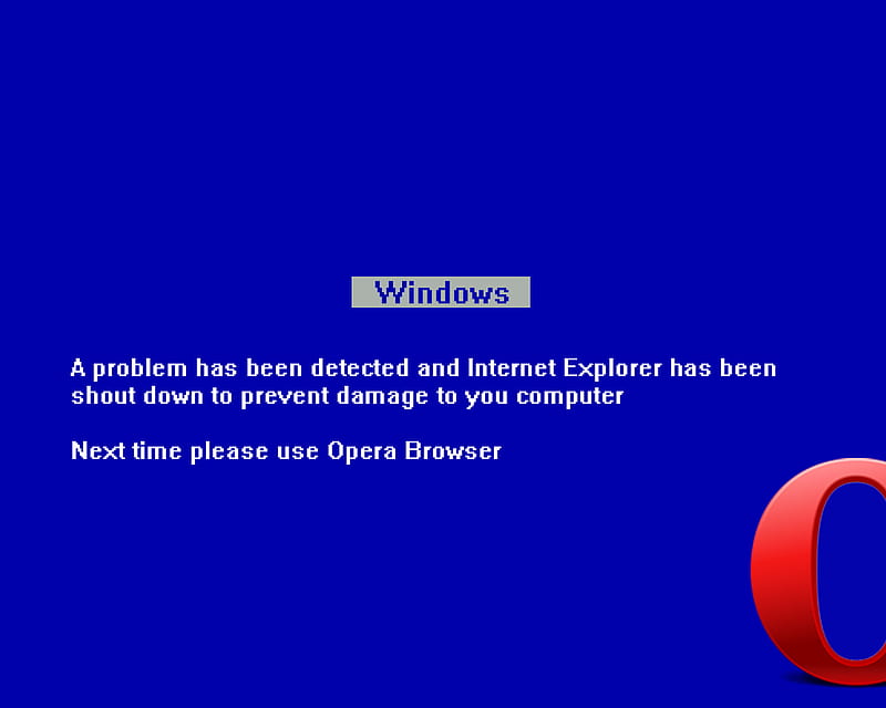 Internet Explorer Problem, ie, internet explorer, opera, HD wallpaper
