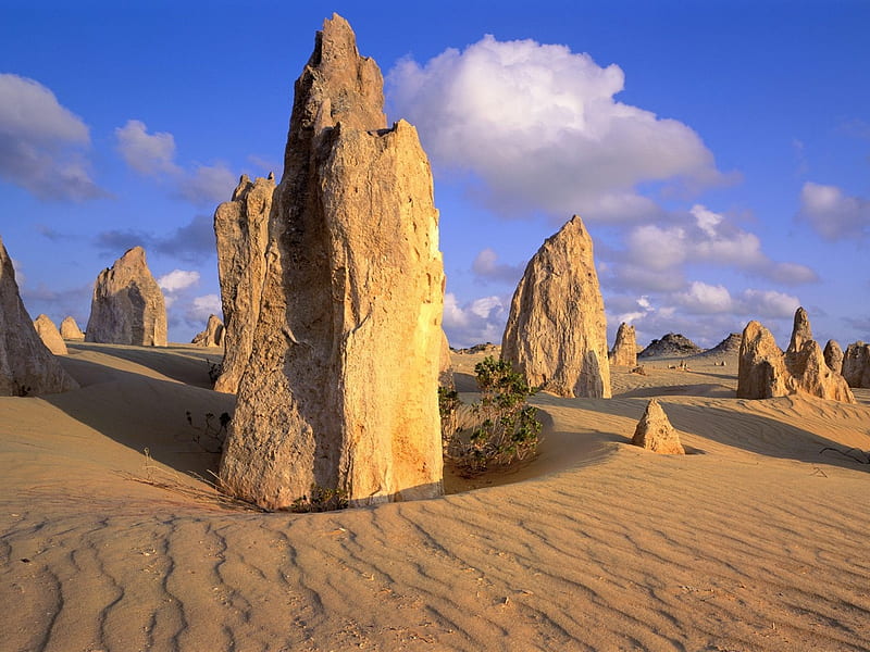 australia desert megalith, desert, HD wallpaper