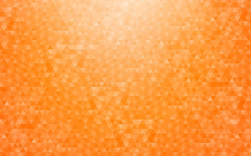 Orange Geometric Triangles Pattern Background... Ultra, Aero, Patterns, Orange, Abstract, desenho, background, Glow, Triangles, geometric, polygons, geometricshapes, HD wallpaper