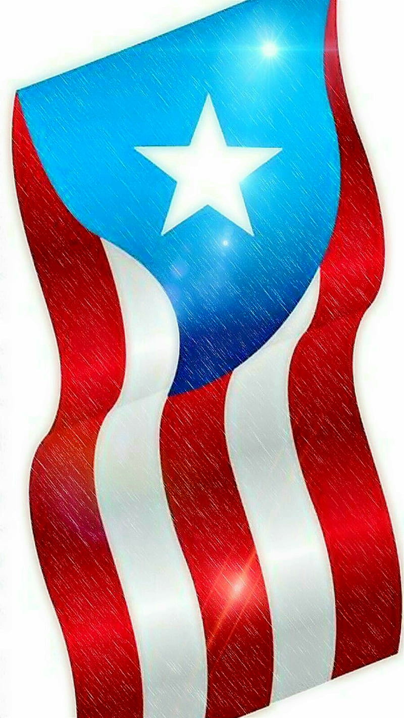 Puerto Rico, flag, HD phone wallpaper