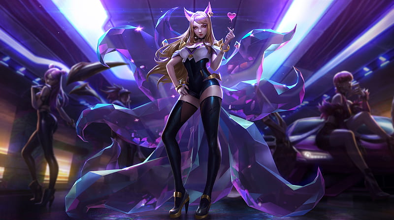 KDA Ahri Ultra, Games, Other Games, champions, videogame, leagueoflegends, Ahri, HD wallpaper