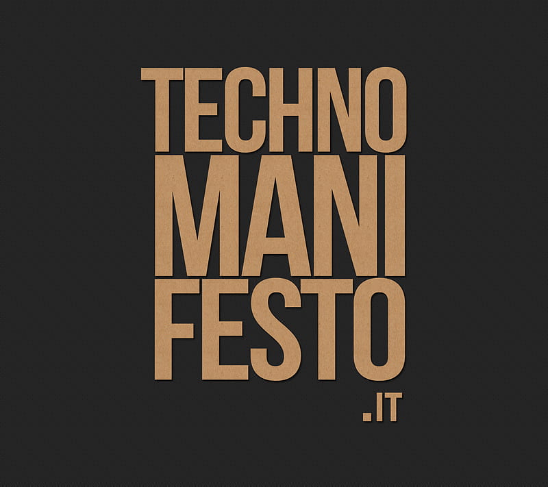 Techno Manifesto 1, background, black, musi, party, HD wallpaper