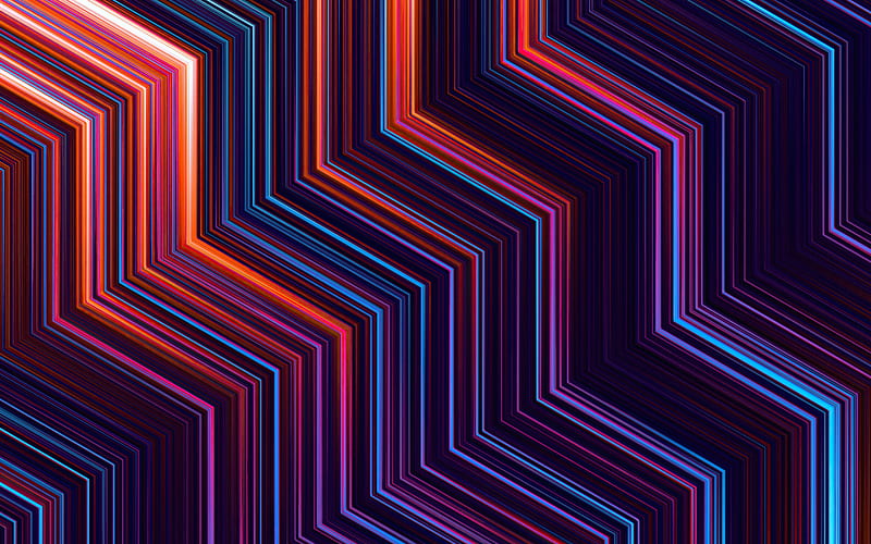 Parallel Collision Lines 2021 Abstract design, HD wallpaper