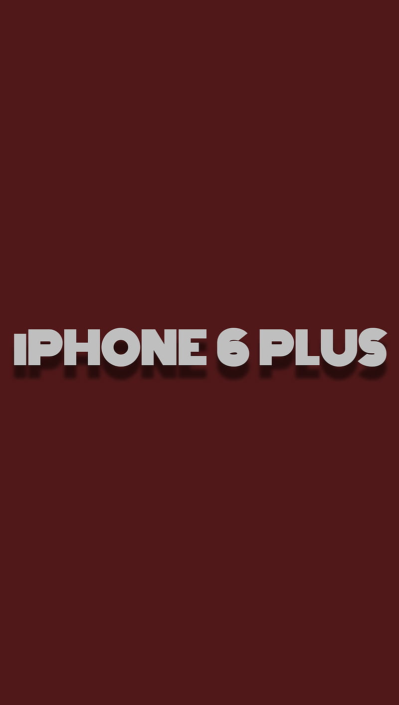 iPhone 6 Plus, gray, maroon, red, shadow, HD phone wallpaper