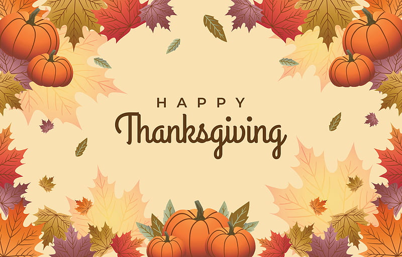 Free Vector  Hand drawn thanksgiving wallpaper  Thanksgiving wallpaper  Thanksgiving cartoon Thanksgiving wishes
