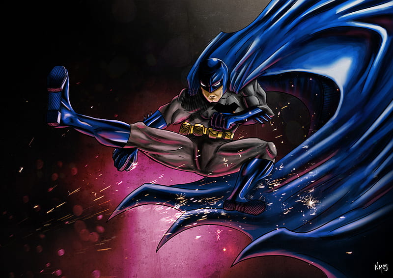 The Dark Knight Artworks, batman, superheroes, digital-art, artwork, behance, HD wallpaper