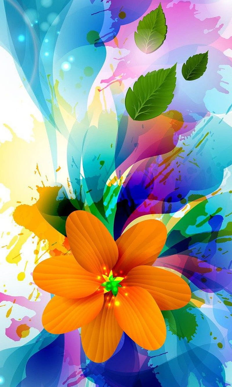 Vector flower, abstract, desenho, flower, vector art, HD phone wallpaper |  Peakpx