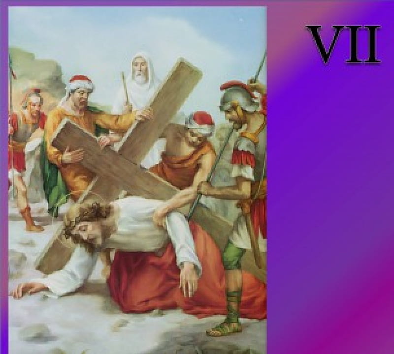 Via crucis VII, christ, jesus, gospel, passion, bible, cross, HD wallpaper
