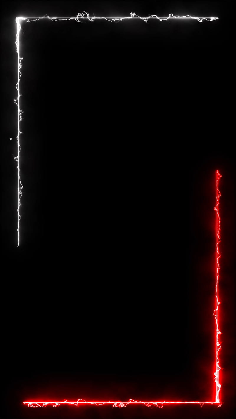 Red White W, colourful, light, neon, HD phone wallpaper